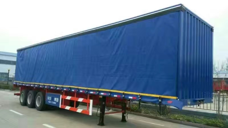 侧帘试半挂车